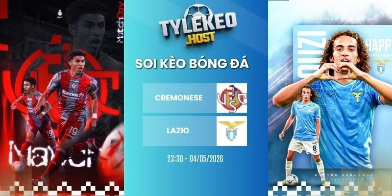Tỷ lệ kèo nhà cái Cremonese vs Lazio - Serie A, 04/05/2026