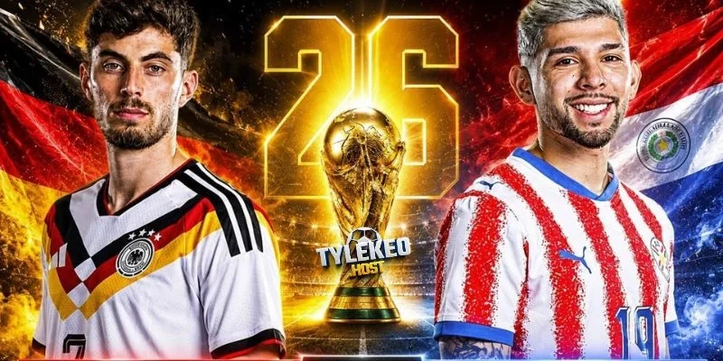 Sơ đồ thi đấu Đức vs Paraguay