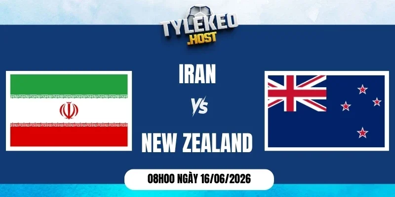 Soi kèo nhà cái Iran vs New Zealand - Bảng G World Cup 08h00 16/06/2026